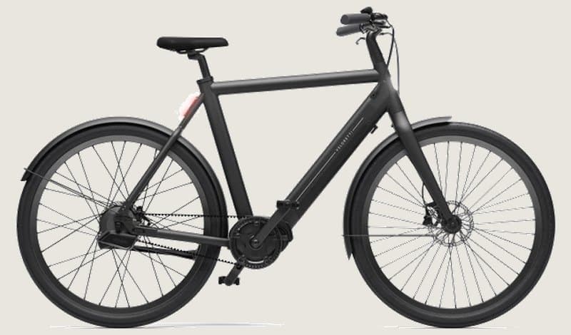 Veloretti Ace 1 — elektrische fiets met hoog frame, zijaanzicht