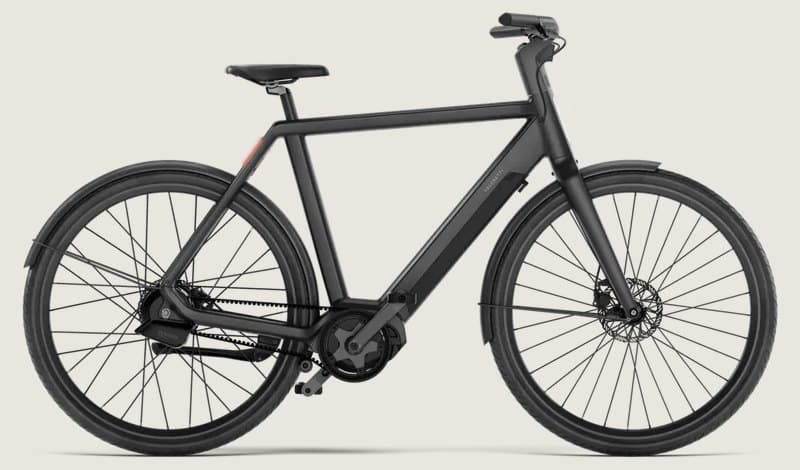 Veloretti Ace 2 — elektrische fiets met hoog frame, zijaanzicht
